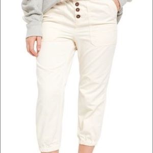 *Free People* Khaki Cadet Jogger